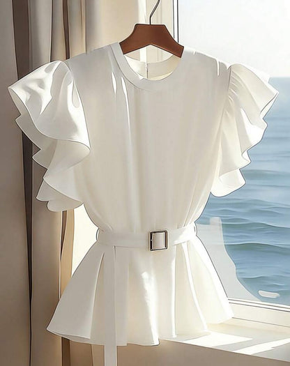 GLAZE WEAR HUB GIRLS TOP 9233