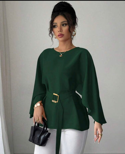 GLAZE WEAR HUB GIRLS TOP 9117