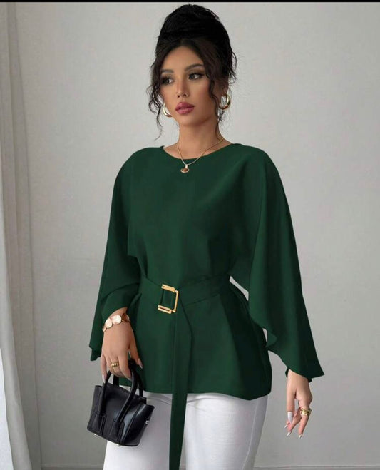 GLAZE WEAR HUB GIRLS TOP 9117