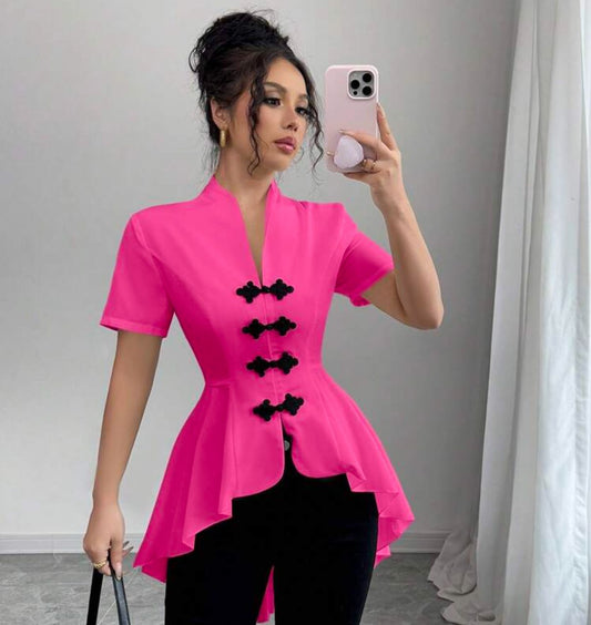 GLAZE WEAR HUB GIRLS TOP 9107