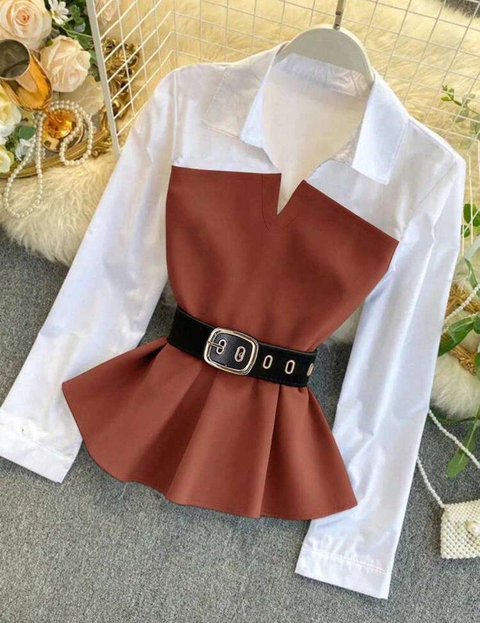 GLAZE WEAR HUB GIRLS TOP 9236