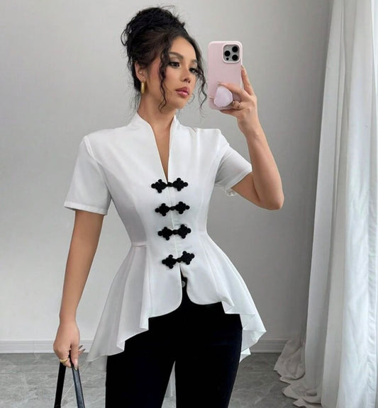 GLAZE WEAR HUB GIRLS TOP 9106