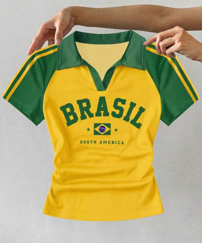 BRASIL WEAR HUB GIRLS TOP 9259